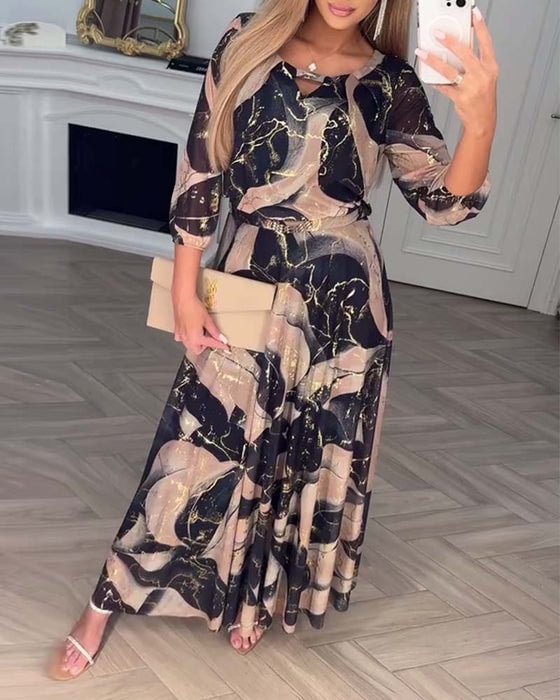 Stilvolles Chiffonkleid