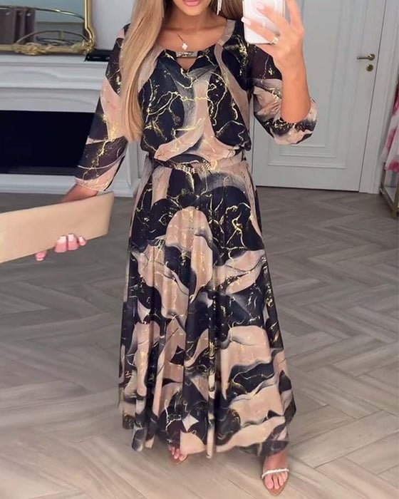 Stilvolles Chiffonkleid