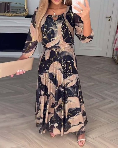 Stilvolles Chiffonkleid